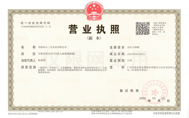 建筑木模板廠-榮譽(yù)資質(zhì)